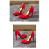 Elegant Plus Size Stiletto Pumps for Women - Pointed Toe Party Shoes